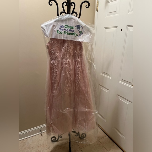 Light Pink/Blush Gown Girls Size 12 - Picture 3 of 9